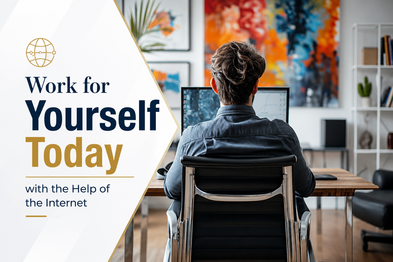 Work For Yourself Today With The Help Of The Internet people around the world have been introduced to wealth they did not know was possible for them to attain